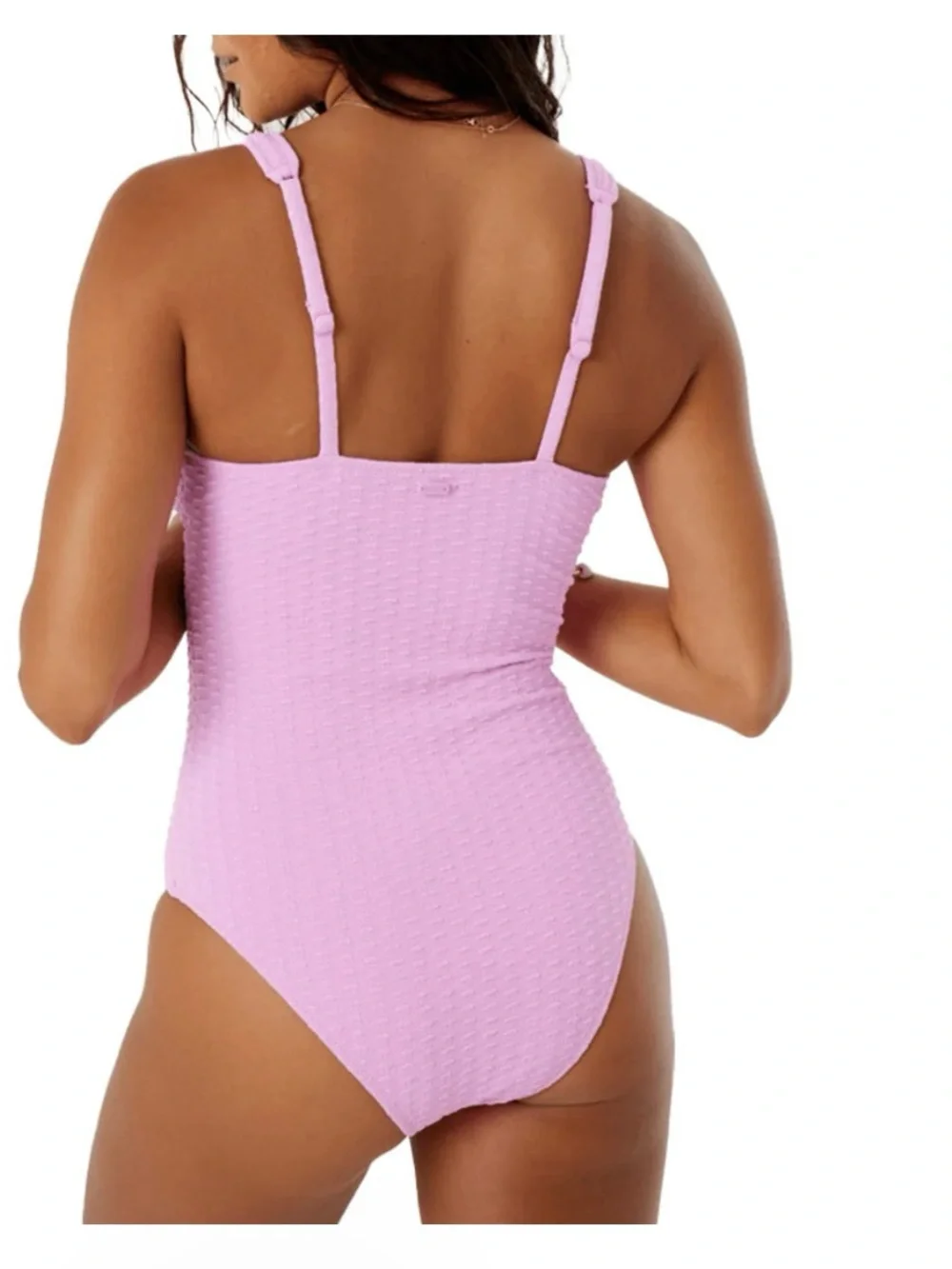 New Roxy Women's Haleiwa Plunge-Neckline One-Piece Swimsuit medium